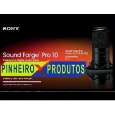 Sound Forge Pro 10 Original Com Serial Embutido De Fácil Instalação 